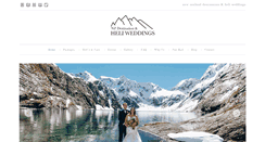 Desktop Screenshot of heliweddings.co.nz